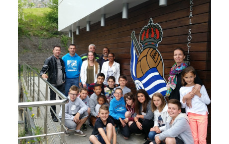Voyage des U13 à la Real Sociedad