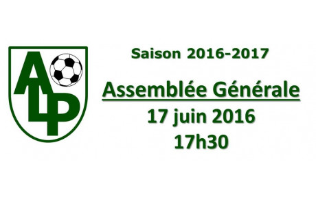 ASSEMBLEE GENERALE ALP FOOT
