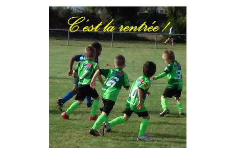 La rentrée de l'école de foot: c'est samedi 8 septembre